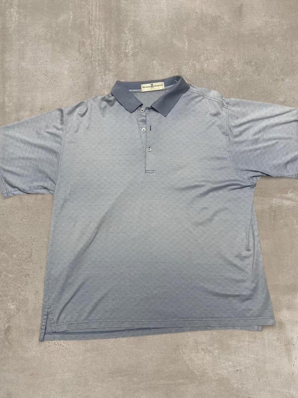Fairway & Greene XL Blue Performance Golf Polo Short Sleeve Mercerized Cotton
